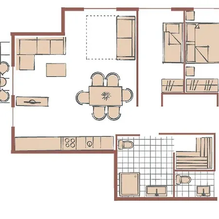 Appartmenthaus-suedstrand-44-wohnung-5 * Großenbrode